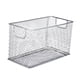 thumbnail image 4 of Cesta De Almacenamiento De Malla De Alambre, Contenedor Organizador Para Cocina, Baño, Despensa, Color Plateado, 4 of 5