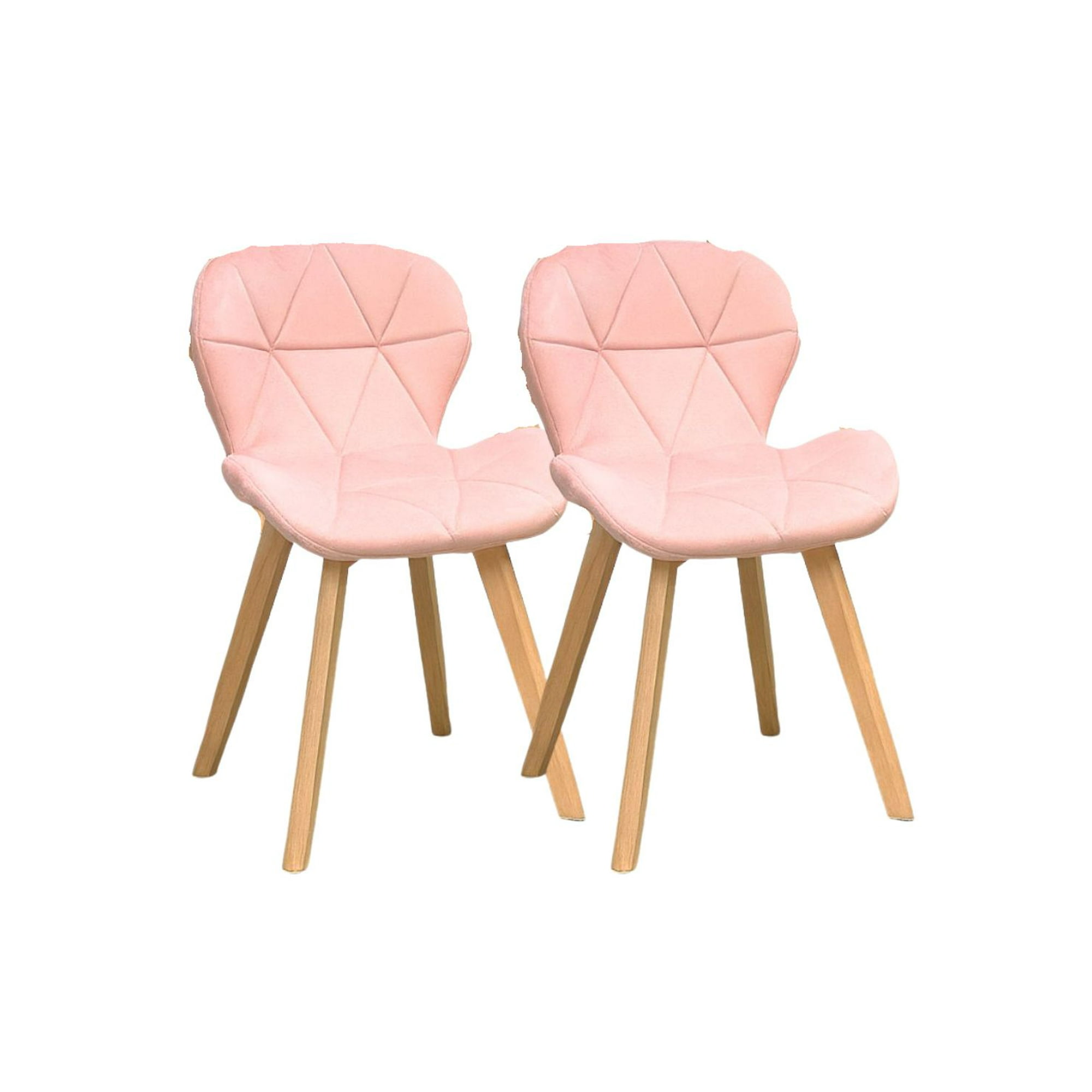 Habita2 Chile - Set 2 Sillas Velvet Rosa