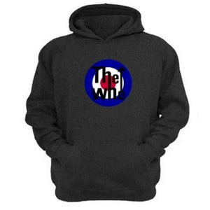 Genérico - Polerón Canguro The Who Gris Oscuro Talla L Unisex