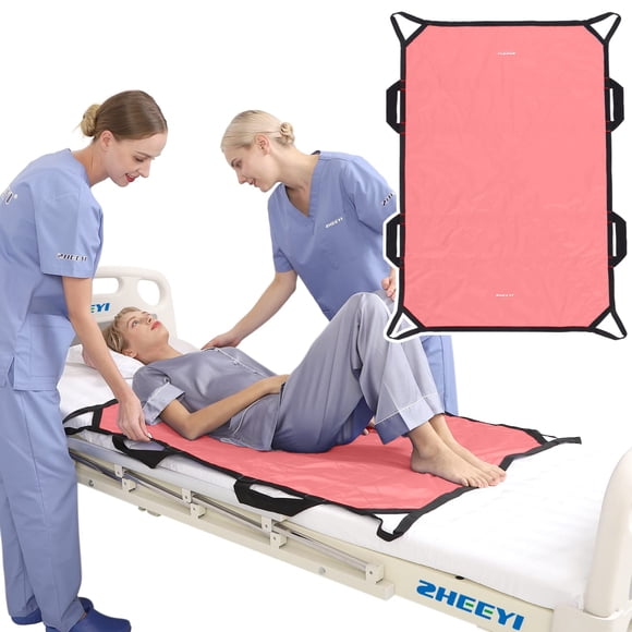 Almohadilla de cama ZHEEYI 122 cm x 102 cm Rosa para ayuda de traslado