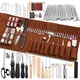 thumbnail image 2 of Kit de herramientas profesionales TLKKUE para trabajar el cuero, 72 piezas, 2 of 8