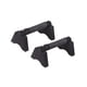 thumbnail image 4 of 2 piezas de asas para flexiones hechas de, soporte para flexiones, estable para adultos, barra paralela portátil, asas para flexiones para ejercicios Negro L, 4 of 5