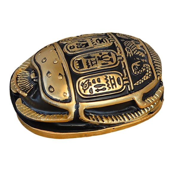 Amuleto Egipcio Clásico, Decoración De Escarabajo Para Sala De Estar, Regalo Coleccionable, 8,5x6x3cm