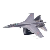 Magideal - Aleación 1/100 Su35 Avión De Modelo Ornamento Pantalla Decoración Avión De Modelo Para Oficina Hogar Regalos De Escrito