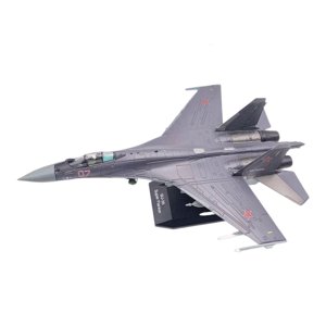 Magideal - Aleación 1/100 Su35 Avión De Modelo Ornamento Pantalla Decoración Avión De Modelo Para Oficina Hogar Regalos De Escrito