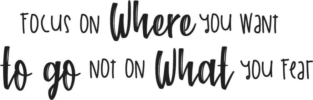 Rienda Libre Graphics - Decomural Focus On Where You Want To Go Ws-41498