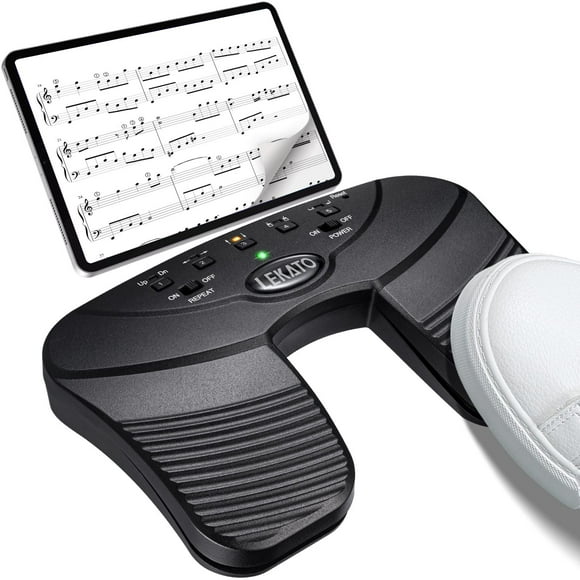 Pedal Page Turner Bluetooth LEKATO inalámbrico para iPad