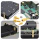 thumbnail image 4 of Kit de 100 piezas de espaciadores, tuercas y tornillos de latón M2.5 para Raspberry Pi Geekworm, 4 of 7
