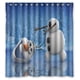 thumbnail image 1 of Cortina de ducha Frozen con ganchos (66 x 72 pulgadas), 1 of 3