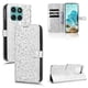 thumbnail image 3 of Funda Cartera Lunares Motorola Edge 60 Fusion con Tarjetero, Correa y Soporte Plata, 3 of 6