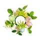 thumbnail image 4 of Huevo De Pascua Vela Anillos Corona Pilar Portavelas Hojas Verdes Mini Corona Estilo C, 4 of 5