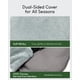 thumbnail image 4 of Máscara de ojos pesada Sivio Cooling & Reversible Grey de 0,25 kg, 4 of 9