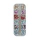 thumbnail image 5 of Xiao Hua Accesorios de Uñas Blancos + Color -1 set, Accesorios de Uñas 3D con Caja de Almacenamiento Compacta, Varias Formas y Tamaños de Arte de Uñas de Respaldo Plano con Pedrería Manualidades DIY, 5 of 5