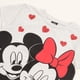 thumbnail image 2 of Polera Manga Corta Niña Minnie Lentejuelas Gris Disney, 2 of 4