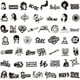 thumbnail image 3 of Set Sticker cantantes grupos de Rock música Black&white, 3 of 7