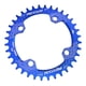 thumbnail image 3 of 104BCD Plato Redondo Estrecho Ancho 30-38T Cadena Y Rueda De Bicicleta MTB Azul 36T, 3 of 5