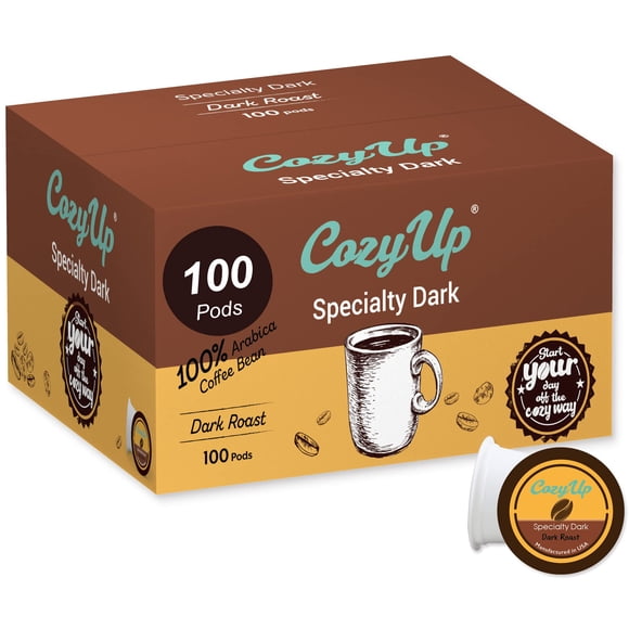 Cápsulas de café Cozy Up Specialty Dark, 100 unidades, K-Cup