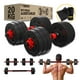 thumbnail image 1 of Set Mancuernas Y Barra Unibles 20kg Fitness Pesas Ajustables, 1 of 10