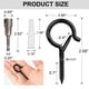 thumbnail image 5 of Ganchos Q-Hanger FSAH, 36 unidades con hebilla de seguridad para exteriores, 5 of 9