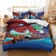 thumbnail image 1 of The Grinch Christmas Bedding Duvet Cover Set Pillowcase Double 3-Piece Bedding Set, 1 of 5
