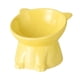 thumbnail image 4 of Tazón De Comida Para Gatos Elevado Tazón De Comida Para Mascotas Para Gatos Con Cara Cachorro Gatito Perros Pequeños Amarillo, 4 of 5
