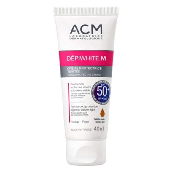 Crema ACM DEPIWHITE M con color SPF 50+ 40 ml