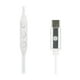 thumbnail image 2 of Audifonos Alambricos InEar USB C 1mt Blanco DHH-1127, 2 of 3