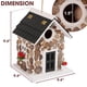 thumbnail image 3 of Casa para pájaros MIXUMON de 24 cm estilo casita de piedra colgante, 3 of 9