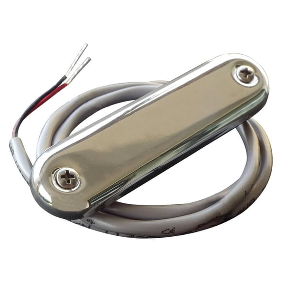 Luz de cortesía Shadow-Caster con cable de conexión de 2' y cubierta de acero inoxidable 316, paquet