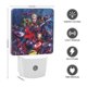 thumbnail image 2 of Los Súper Héroes de Marvel Luz nocturna LED con sensor de anochecer a amanecer para dormitorio, baño, pasillo, escaleras - Lámpara LED nocturna de enchufe, 0.5W - 1 pieza, 2 of 6