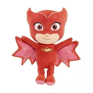 Total Click - Juguete Peluche Owlette Amaya 20Cm Heroes En Pijamas Rojo
