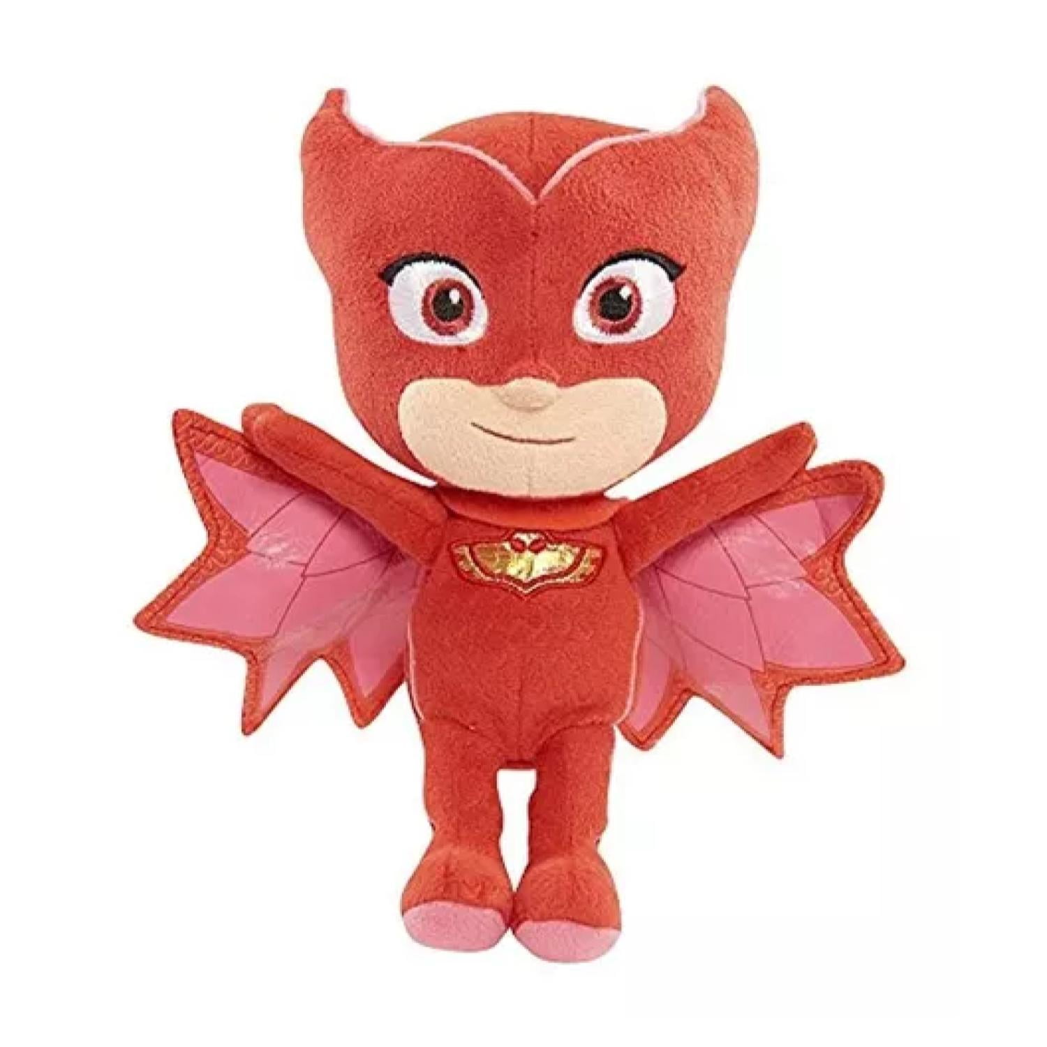 Total Click - Juguete Peluche Owlette Amaya 20cm Heroes En Pijamas Rojo