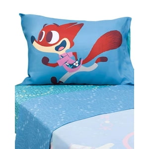 Sabanas Infantil Zootopia Plaza Y Media Mashini