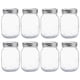 thumbnail image 1 of Frascos para conservas YINGERHUAN de vidrio de boca regular, 480 ml (paquete de 8), 1 of 8