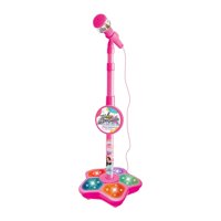 Magideal - Micrófono Y Soporte Para Niños, Juguetes Musicales Para Máquinas, Efectos Musicales Divertidos, Juguetes Musicales Para Máquinas Para Niños Rojo