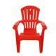 thumbnail image 1 of Silla Plástica con Posavaso Rojo, 1 of 5