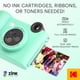 thumbnail image 5 of Cámara de impresión instantánea digital inalámbrica KODAK Smile+ con lente que cambia los efectos, 2 x 3 pulgadas con reverso adhesivo de zinc, impresiones fotográficas de color verde menta, 5 of 8