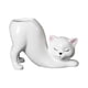 thumbnail image 1 of Maceta De Cerámica Con Diseño De Gato De Dibujos Animados Para Interior Y Exterior, Patio, Habitación, Dormitorio, Color Blanco, 1 of 5