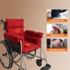 thumbnail image 4 of Cojines para sillas de ruedas Trendcode Pressure Pain Relief Burgundy, 4 of 7