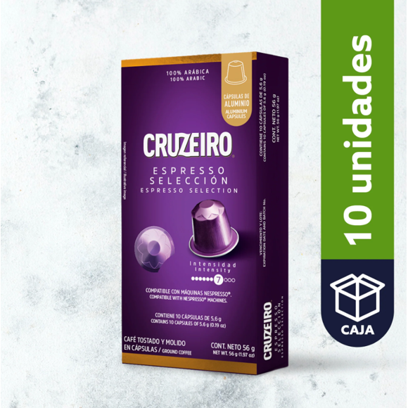 Capsula Cruzeiro Espresso Selección 10X56g