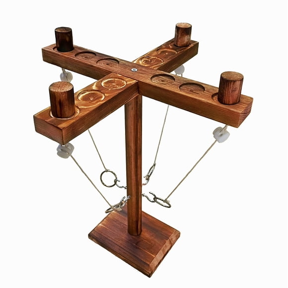 Juego de lanzamiento de anillos WeiDu77, juego de madera para fiestas