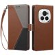 thumbnail image 3 of Cartera Plegable para Honor Magic6 Pro, PU Tricolor con Ranuras, Marrón, 3 of 6