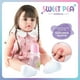 thumbnail image 3 of Bebe Reborn Vestido Rosado Sweet Pea Realista Silicona 55 Cm, 3 of 10