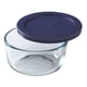 thumbnail image 1 of PYREX FUENTE REDONDA CON TAPA AZUL 0.47LT, 1 of 4