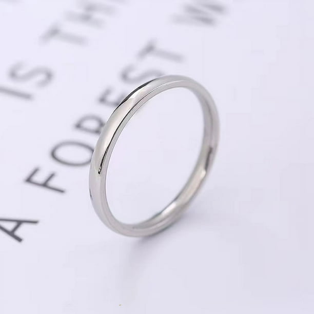 Luxurious Titanium Steel Ring - Anti-Tarnish, Lightweight, and Perfect for Daily Wear and Casual Dates