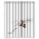 thumbnail image 1 of Cortina de ducha de cómics de Calvin y Hobbes, juego de cortina de baño con ganchos, tamaño 60 x 72 pulgadas, 1 of 3