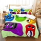 thumbnail image 1 of R-Rainbow Friends Bedding Sets Kids Duvet Cover Set With Pillowcase Twin Full Queen King Bedclothes Bed Linen For Boys Girls 3-Piece Bedding Set (1 Duvet Cover + 2 Pillow Shams) Be, 1 of 3