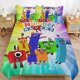 thumbnail image 1 of Number Block Bedding Set Duvet Cover Comfortable and Lightweight Cartoon Bedding 3 Piece Bed Set, 1 of 5