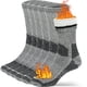 thumbnail image 1 of Calcetines de lana con botones y pliegues Charcoal ML para hombre y mujer, 1 of 6