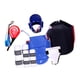 thumbnail image 3 of Juego De Equipo De Protección De Taekwondo De 6 Piezas Protector De Entrepierna Con Espinilleras De 130 A 150 Cm Azul, 3 of 5